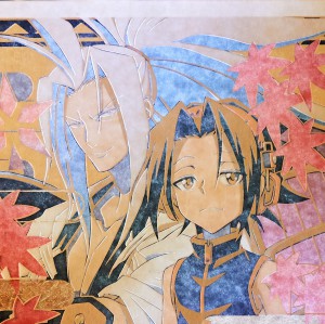 伽羅切絵/アニメ「SHAMAN KING」 麻倉 葉 (金に小桜)